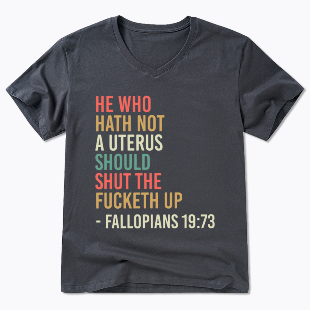 Pro Choice Feminist Women Rights V-Neck Classic T-Shirt