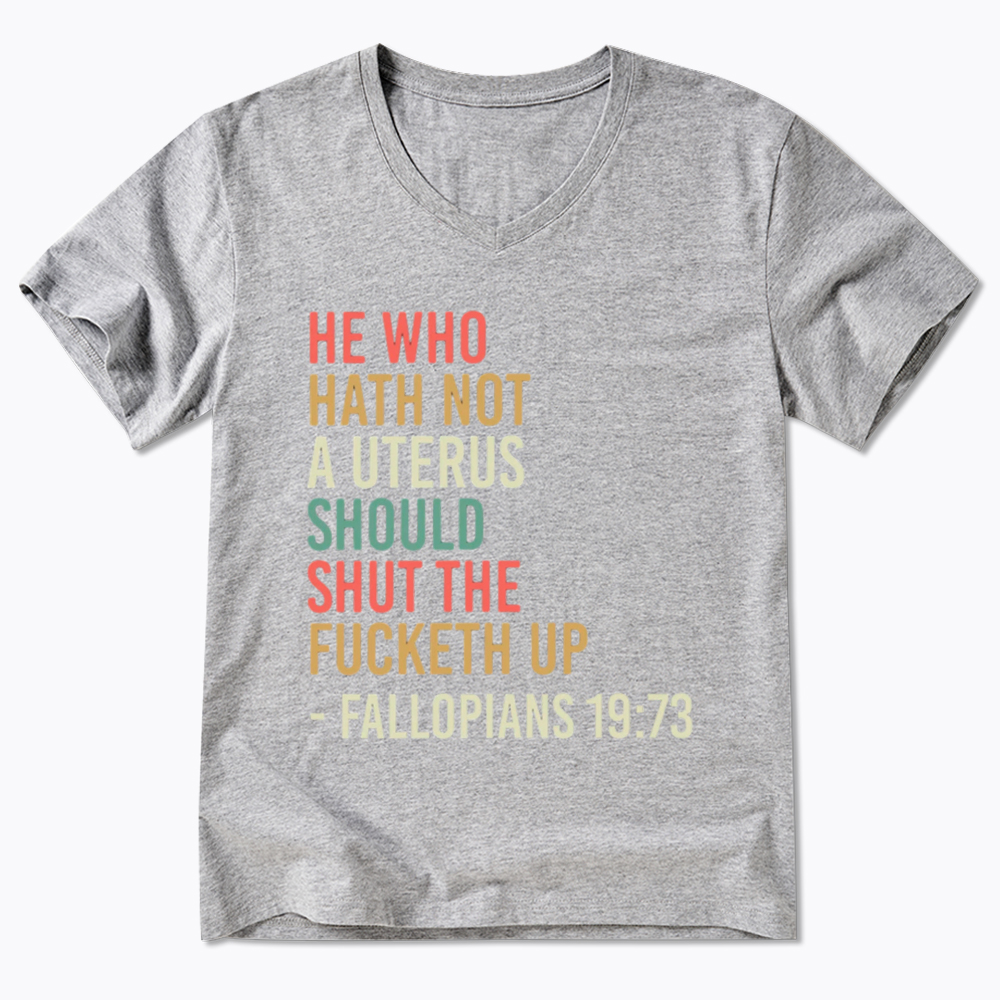 Pro Choice Feminist Women Rights V-Neck Classic T-Shirt