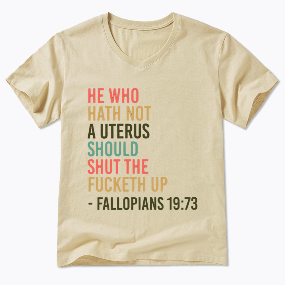 Pro Choice Feminist Women Rights V-Neck Classic T-Shirt