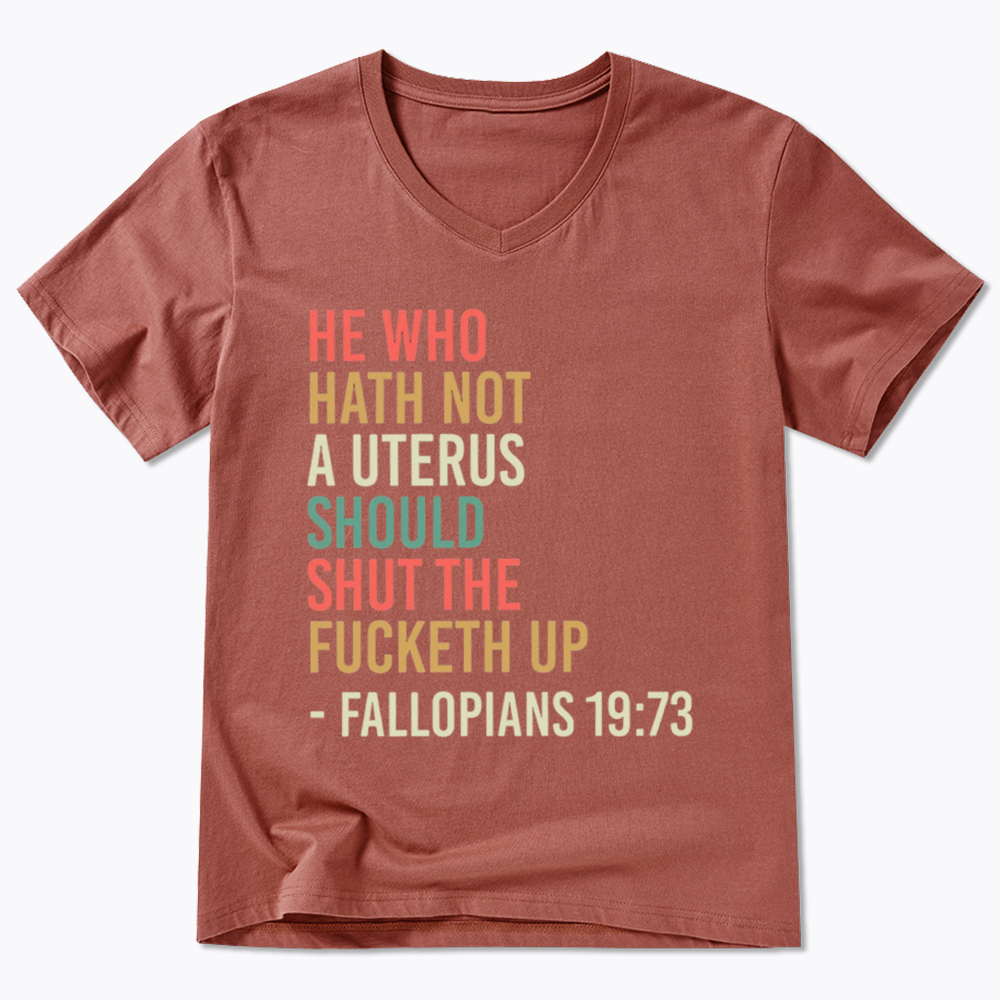 Pro Choice Feminist Women Rights V-Neck Classic T-Shirt