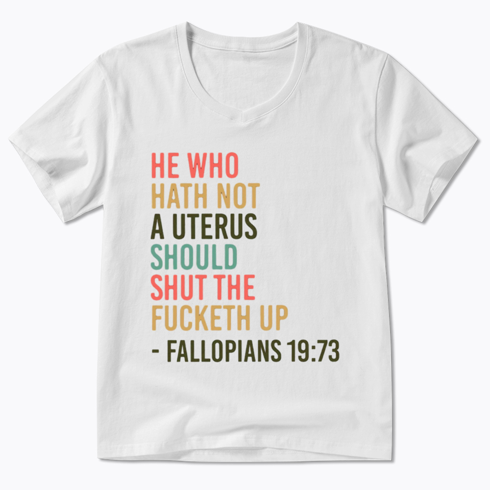 Pro Choice Feminist Women Rights V-Neck Classic T-Shirt