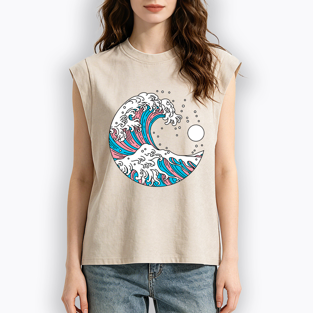 Transgender Women's Washed Tank Top