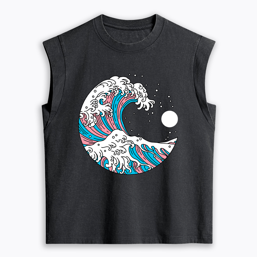 Transgender Women's Washed Tank Top