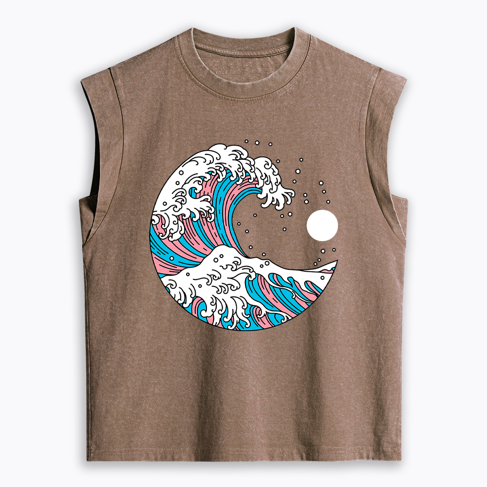 Transgender Women's Washed Tank Top