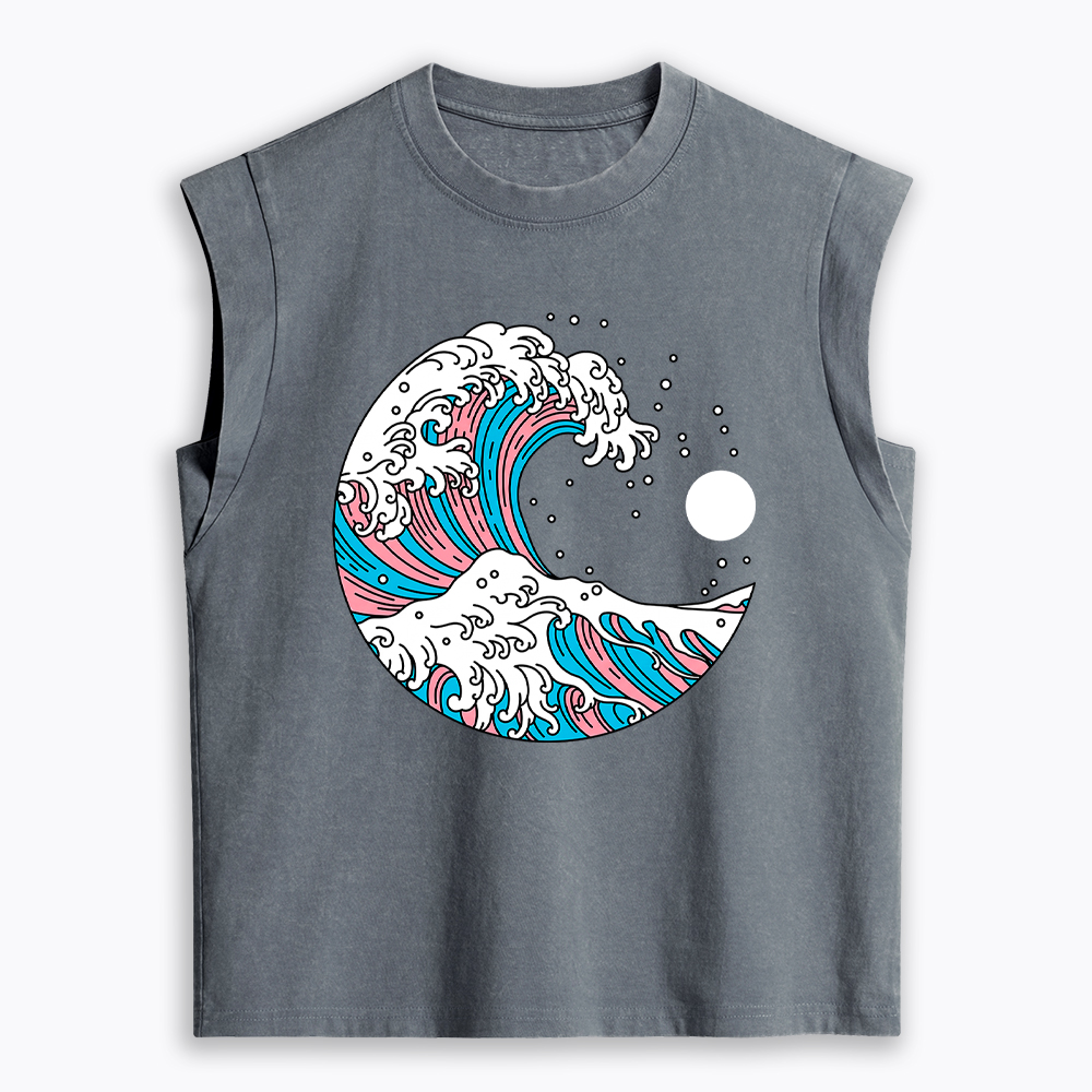 Transgender Women's Washed Tank Top