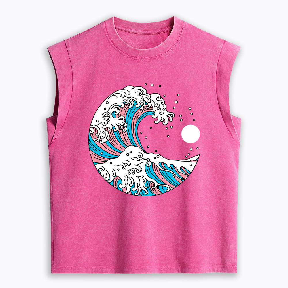 Transgender Women's Washed Tank Top