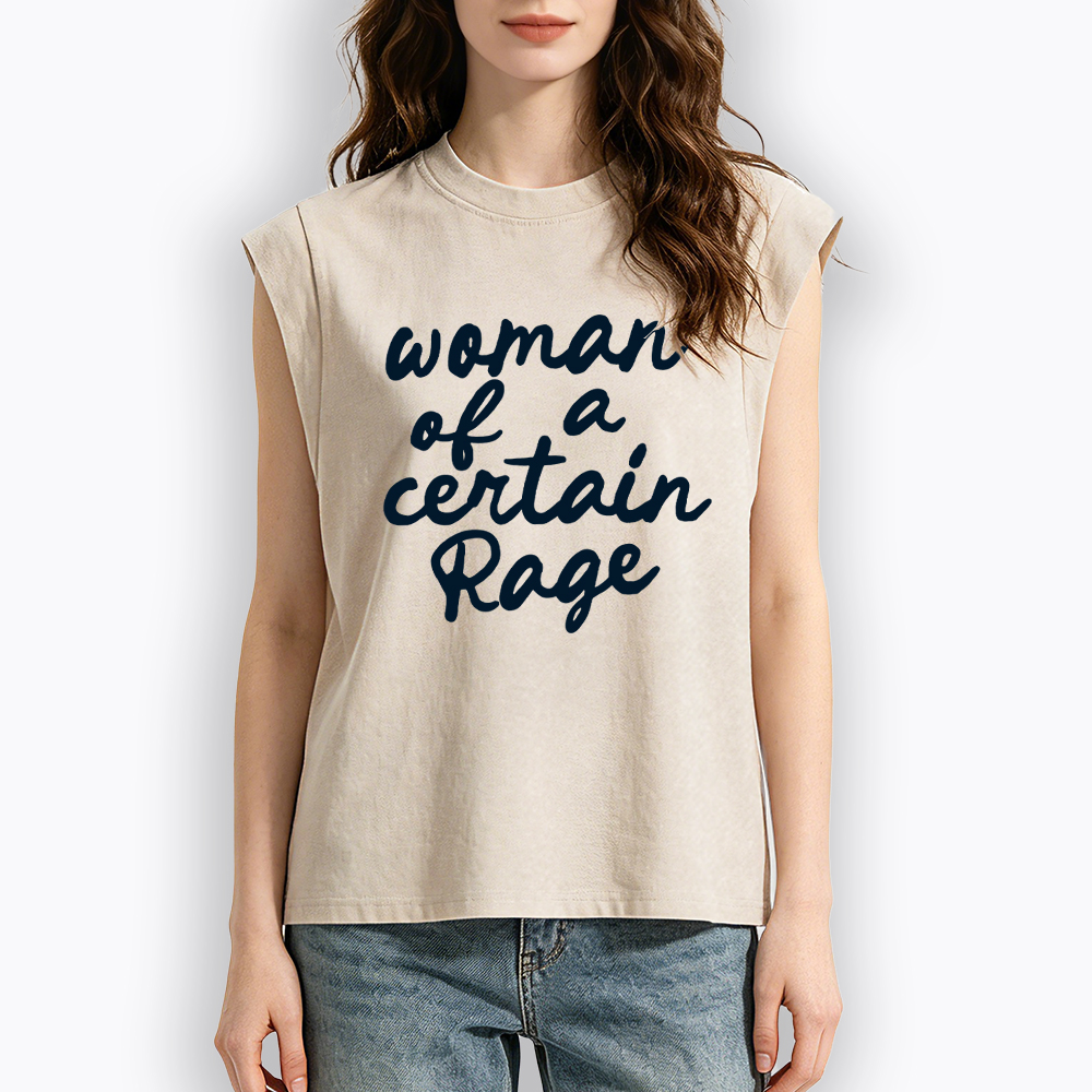 Woman of a Certain Rage Women's Washed Tank Top
