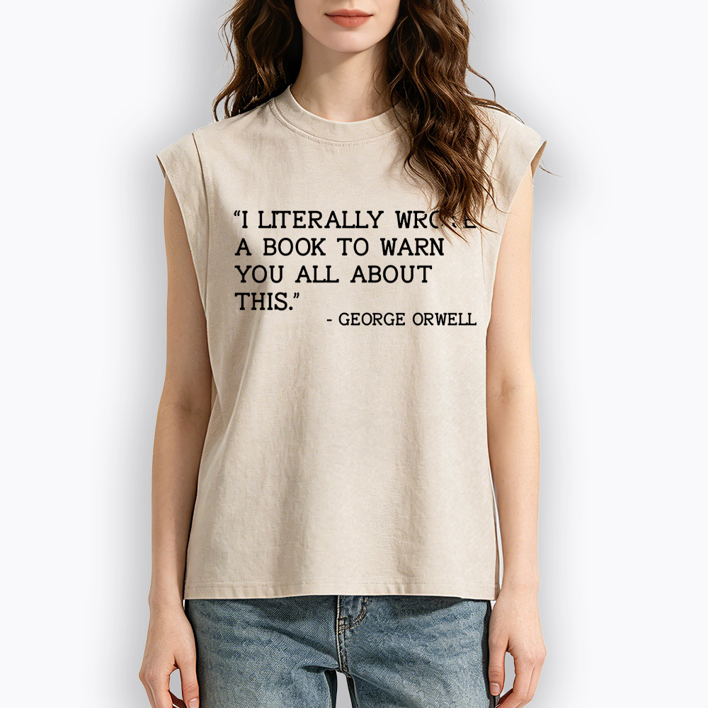 I Literally Wrote a Book to Warn You All About This Women's Washed Tank Top