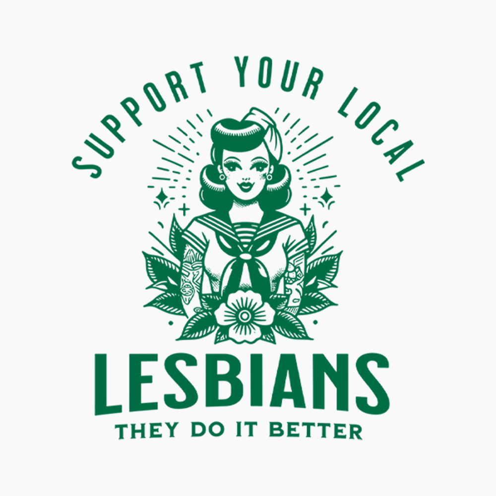 Support Your Local Lesbians Sapphic Women's Washed Tank Top