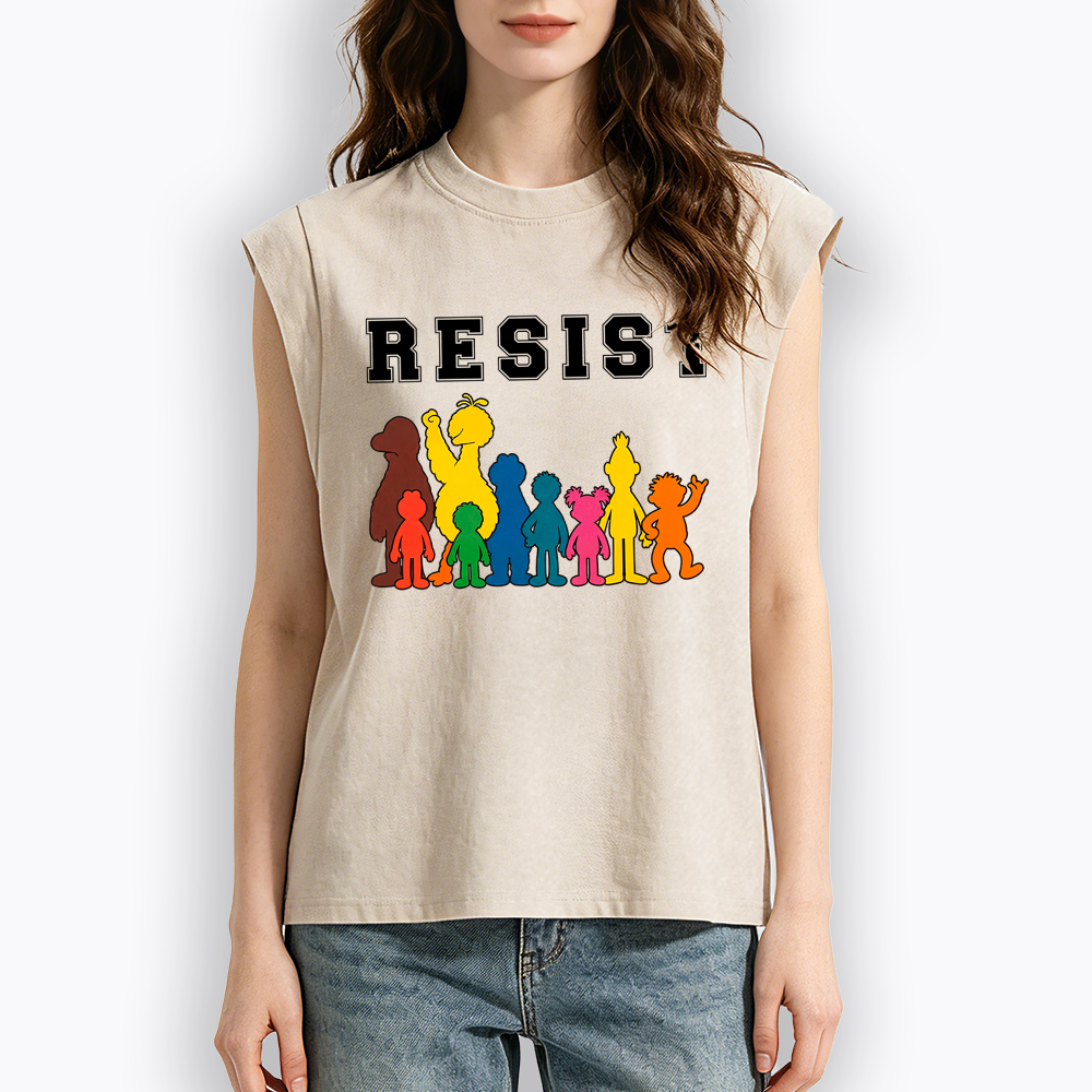 Save PBS Resist Women's Washed Tank Top