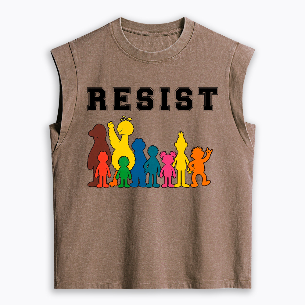 Save PBS Resist Women's Washed Tank Top