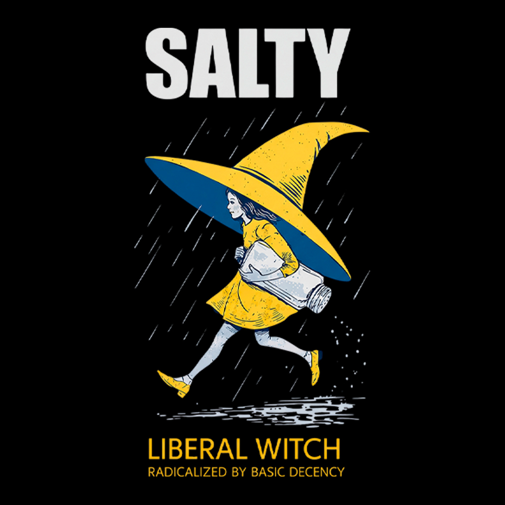 Liberal Witch Radicalized By Basic Decency Women's Washed Tank Top