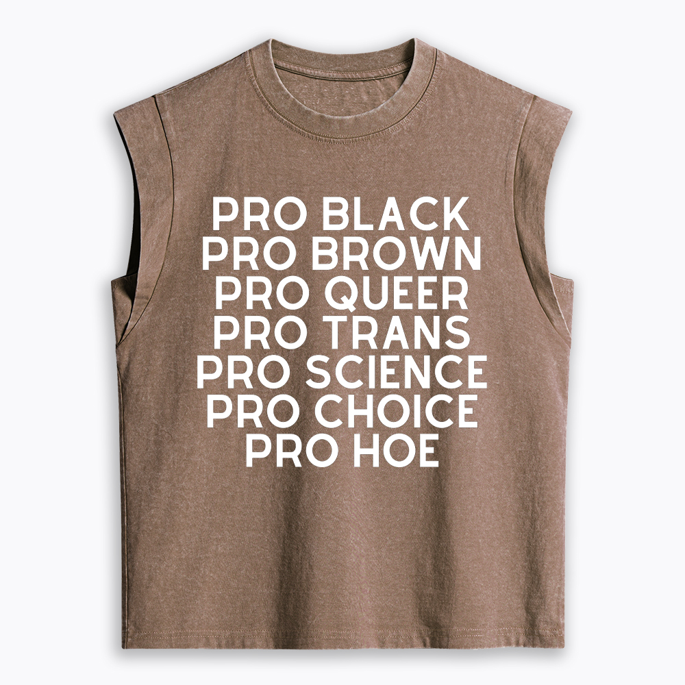 Pro Black Pro Hoe Women's Washed Tank Top