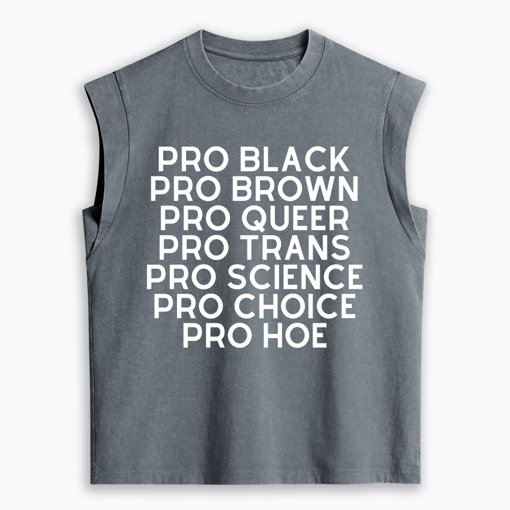 Pro Black Pro Hoe Women's Washed Tank Top