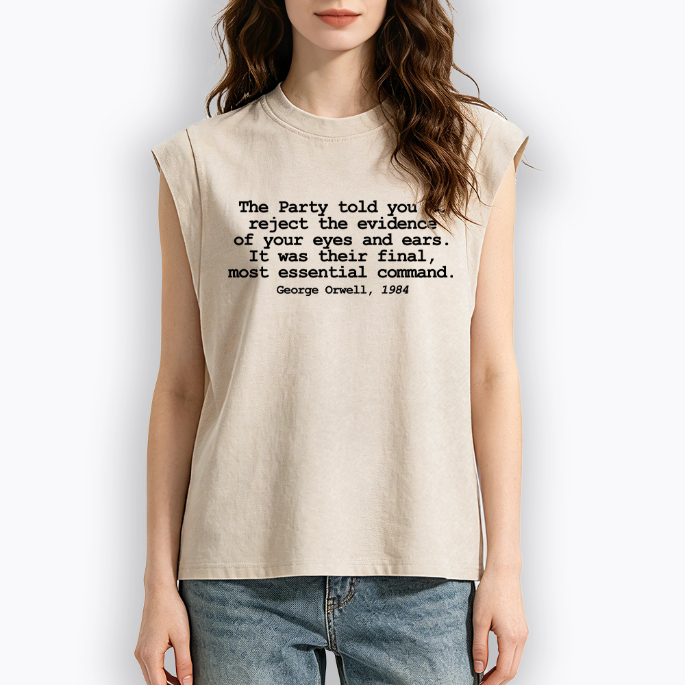 Reject The Evidence Women's Washed Tank Top