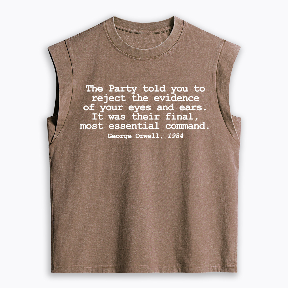 Reject The Evidence Women's Washed Tank Top