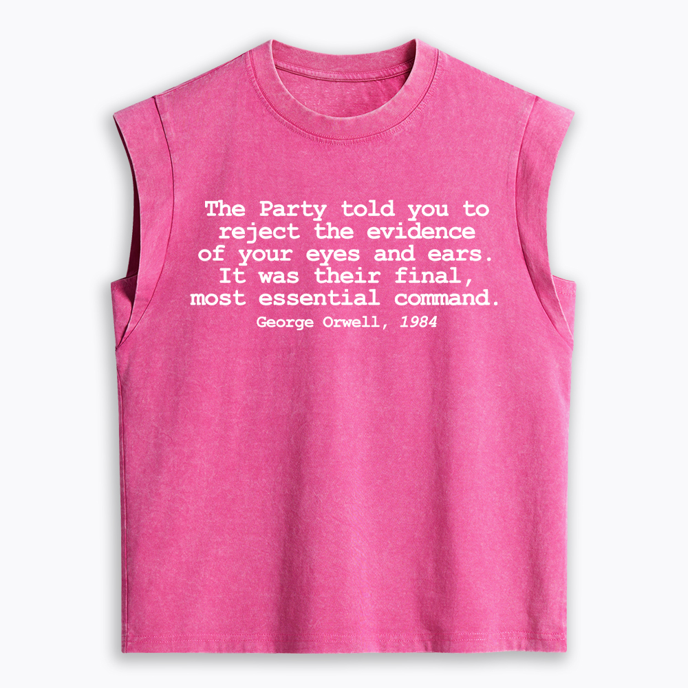 Reject The Evidence Women's Washed Tank Top