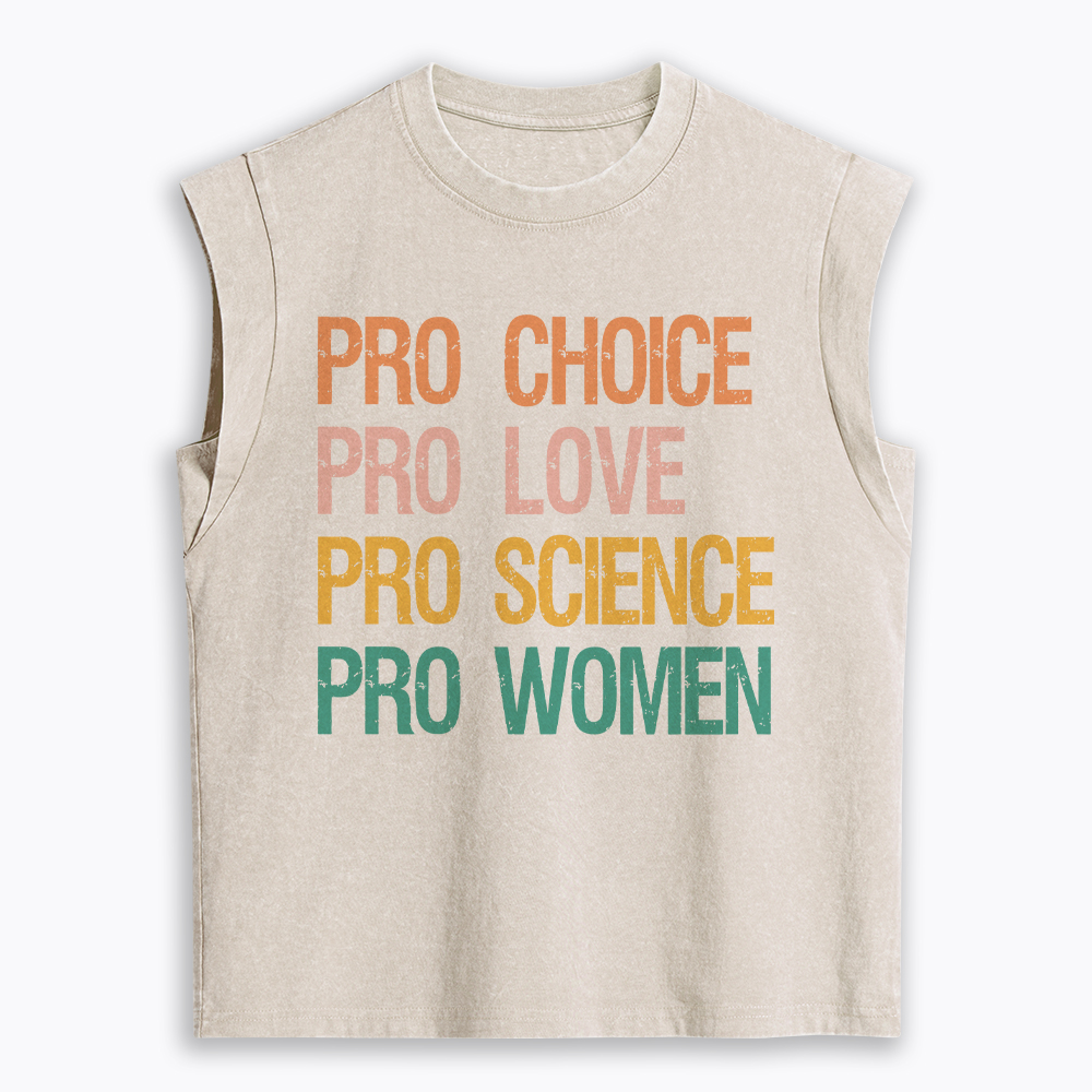 Pro Choice Women Rights Women's Washed Tank Top