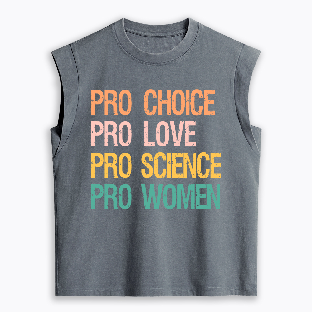 Pro Choice Women Rights Women's Washed Tank Top