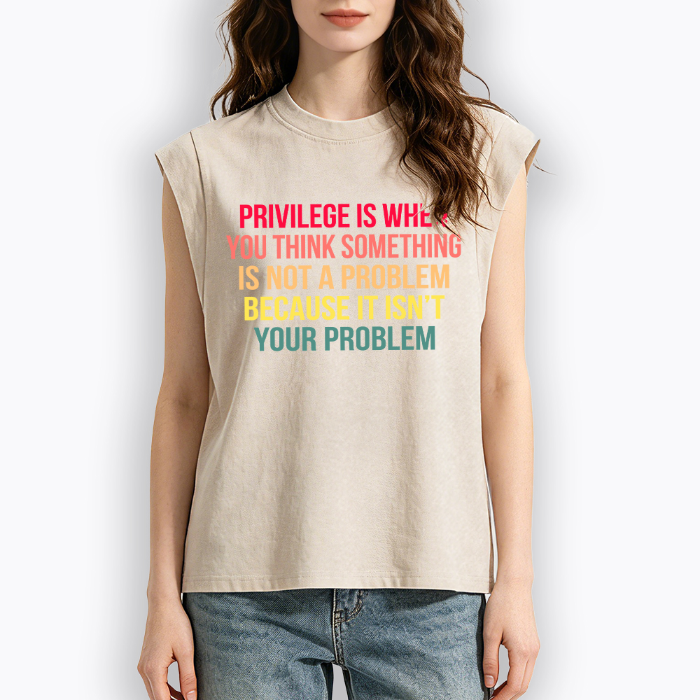 Social Justice Women's Washed Tank Top
