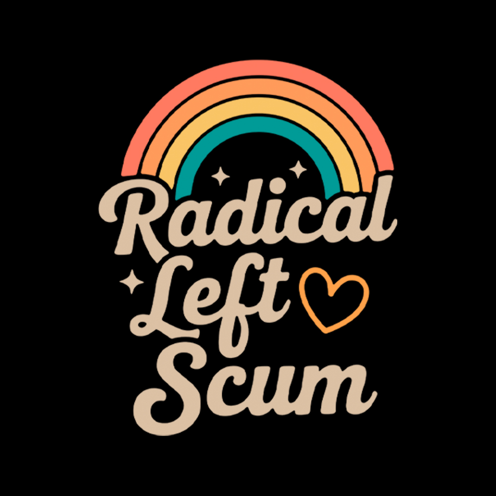 Retro Radical Left Scum Women's Washed Tank Top
