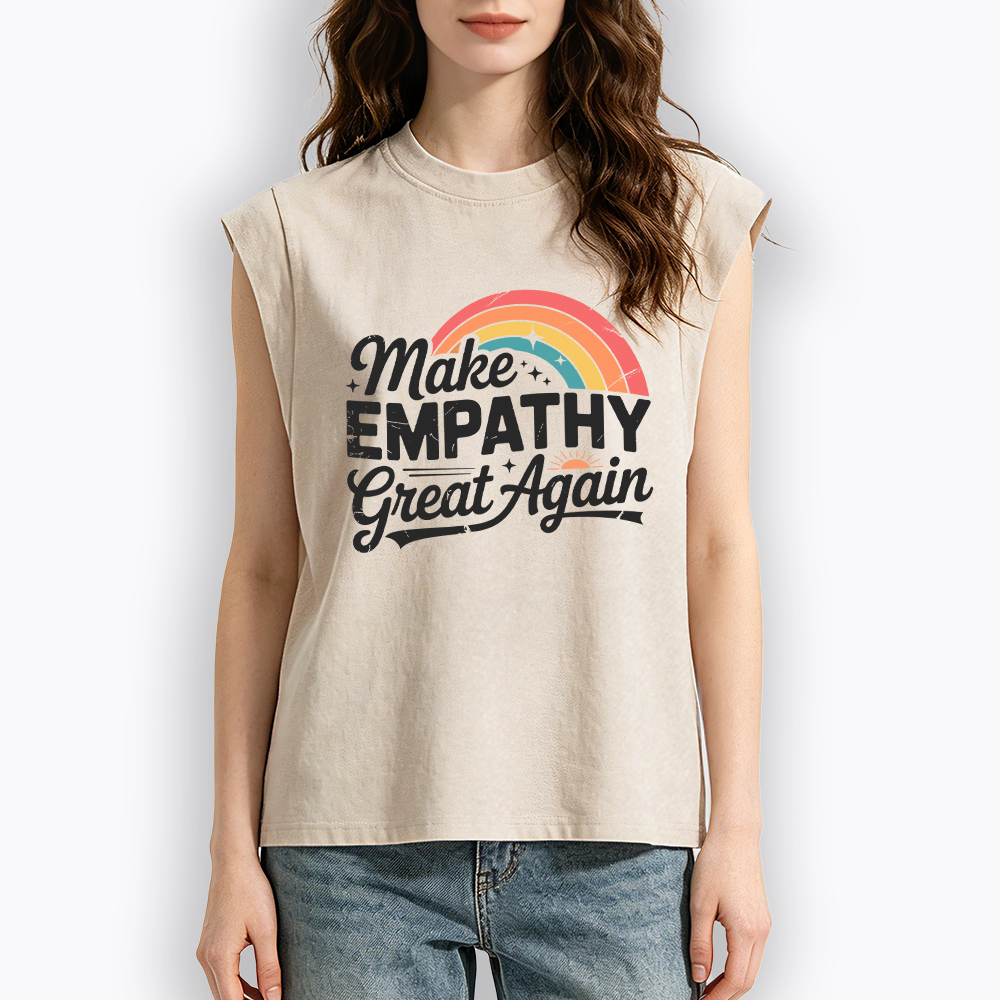 Make Empathy Great Again Women's Washed Tank Top