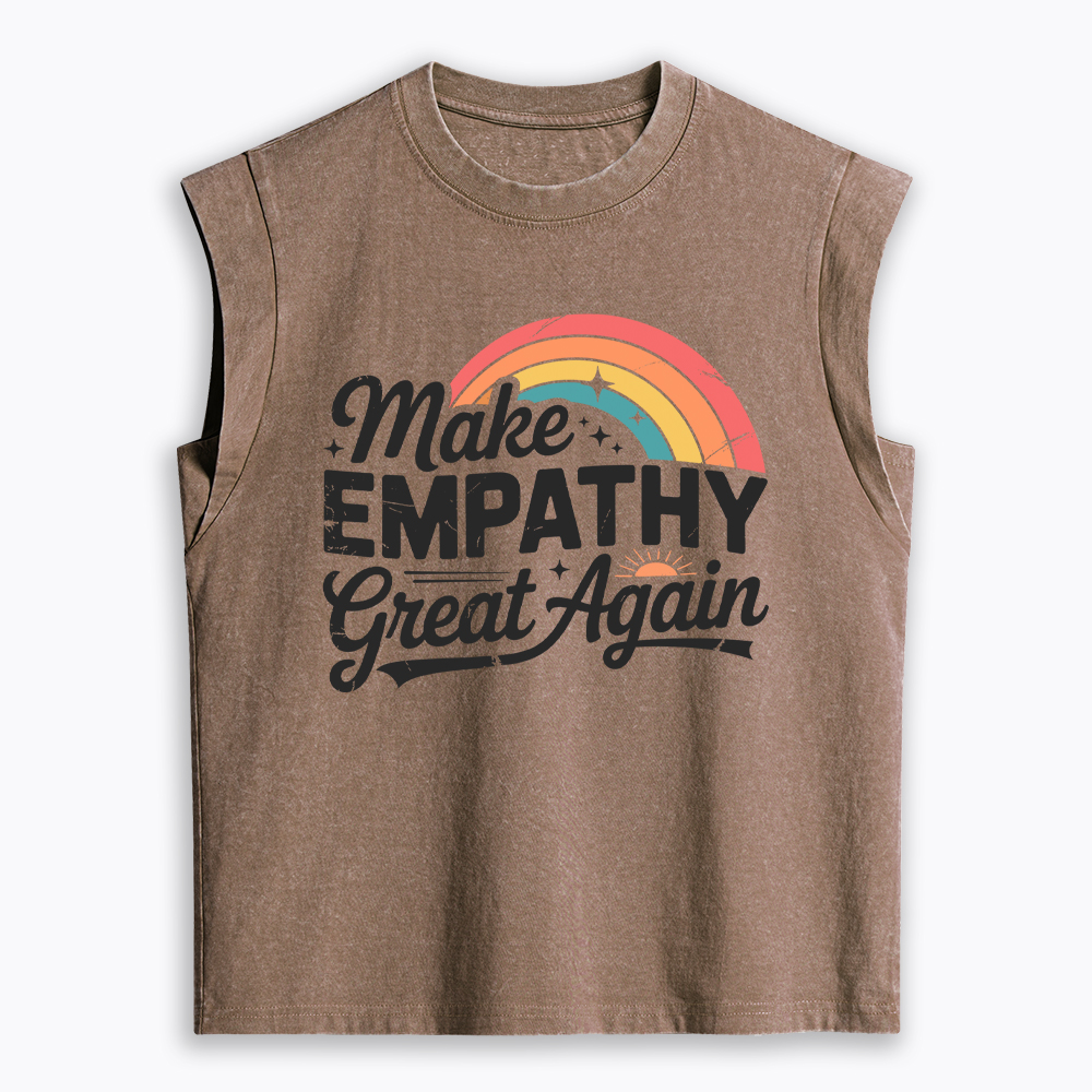 Make Empathy Great Again Women's Washed Tank Top