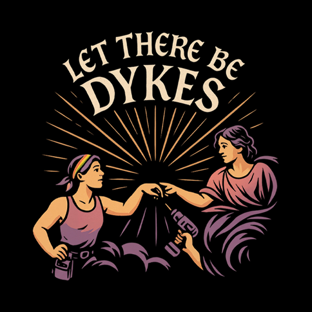 Let There Be Dykes Women's Washed Tank Top