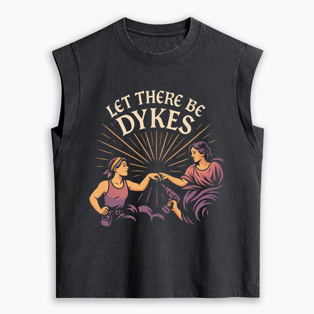 Let There Be Dykes Women's Washed Tank Top