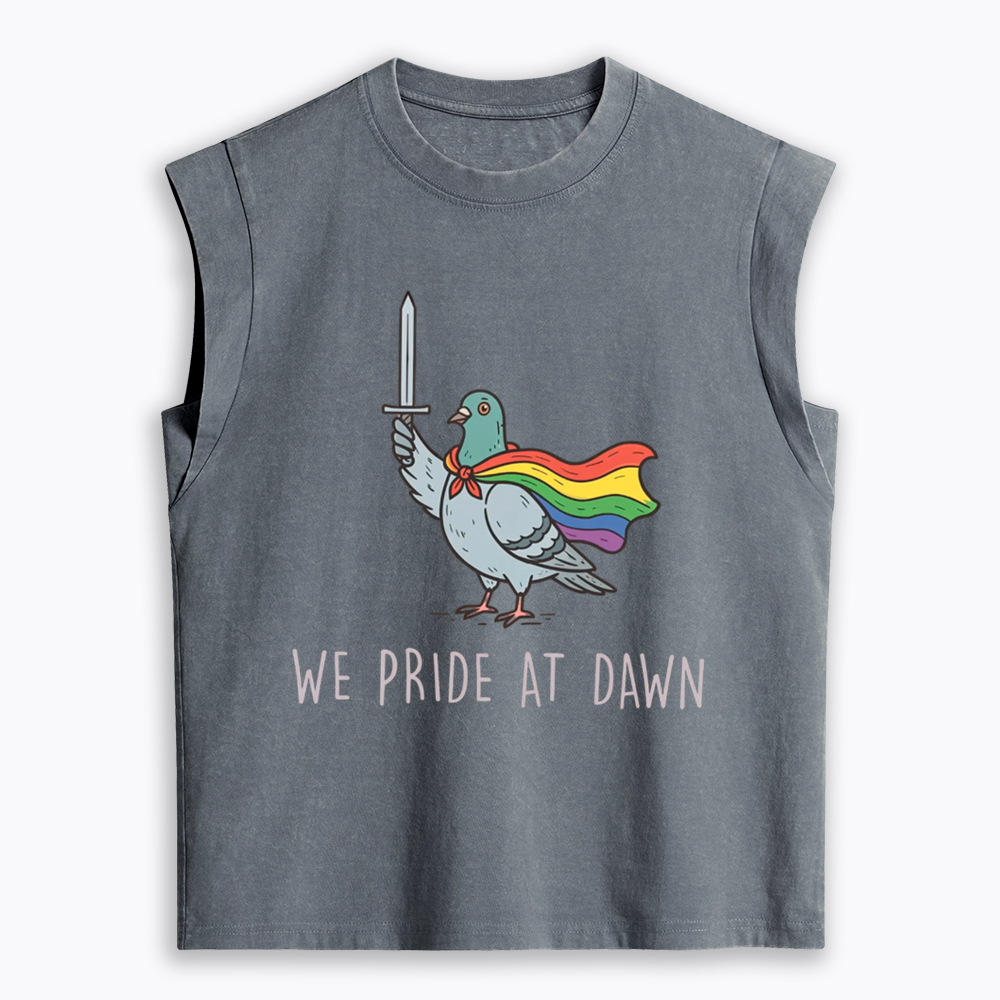 We Pride At Dawn Women's Washed Tank Top