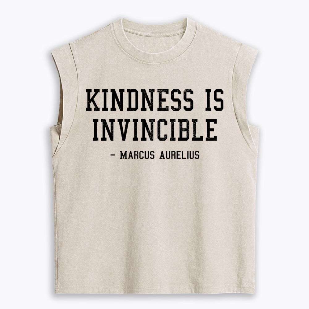 Kindness is Invincible Women's Washed Tank Top