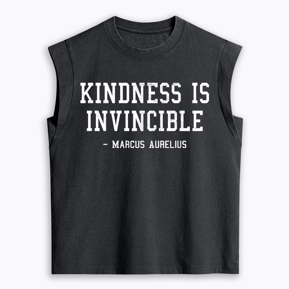 Kindness is Invincible Women's Washed Tank Top