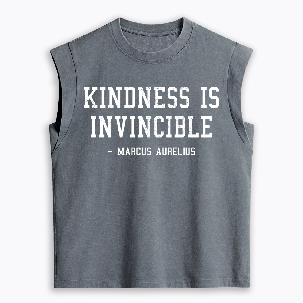 Kindness is Invincible Women's Washed Tank Top