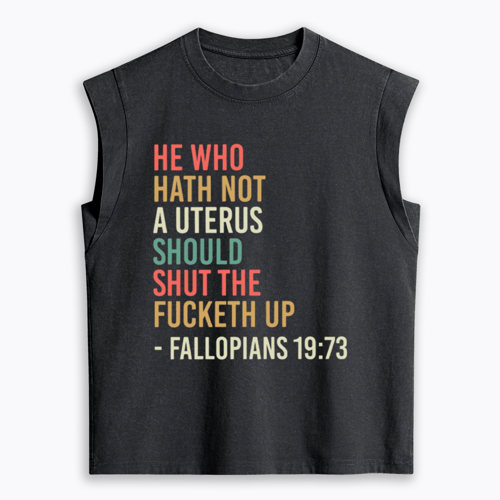 Pro Choice Feminist Women Rights Women's Washed Tank Top