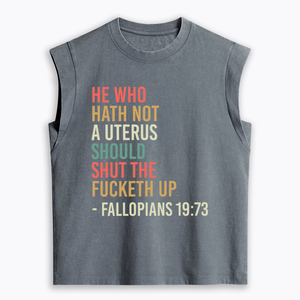 Pro Choice Feminist Women Rights Women's Washed Tank Top