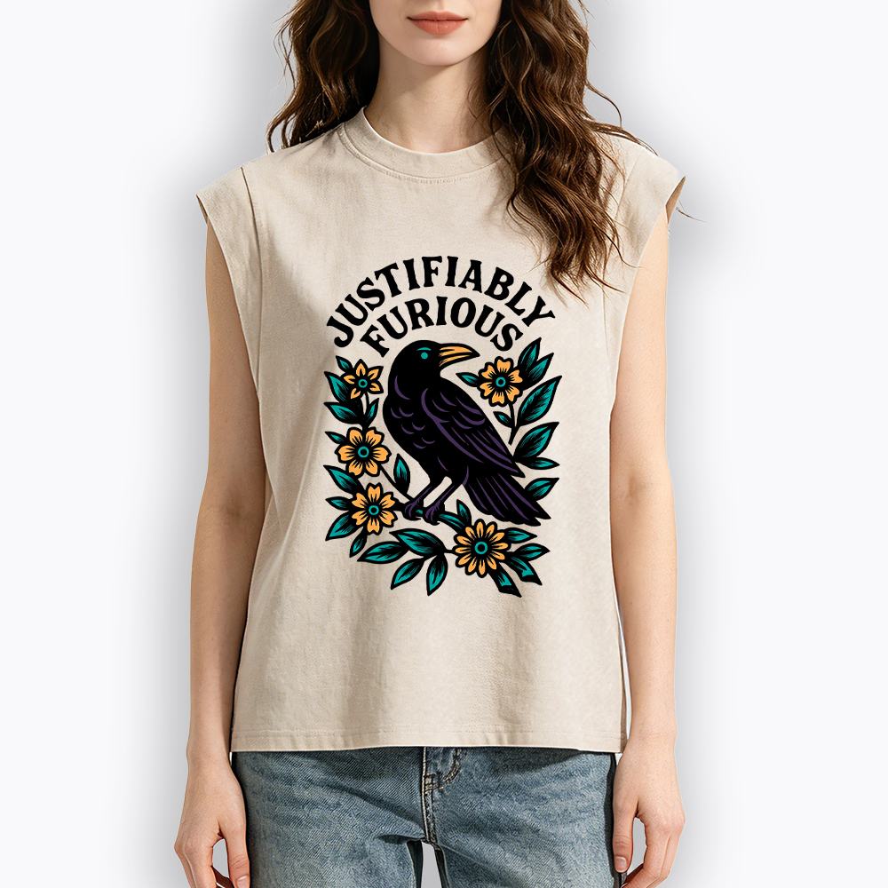 Justifiably Furious Women's Washed Tank Top