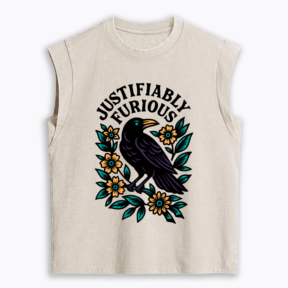 Justifiably Furious Women's Washed Tank Top