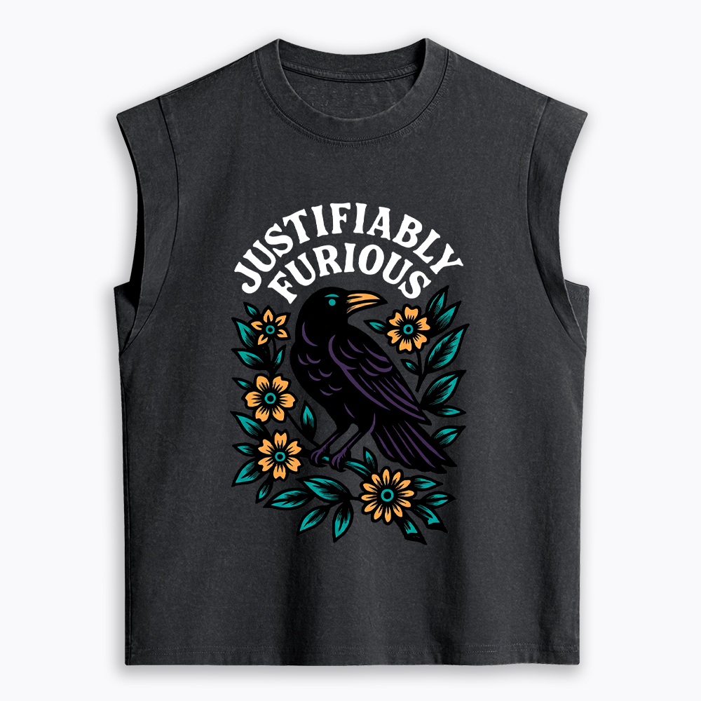 Justifiably Furious Women's Washed Tank Top