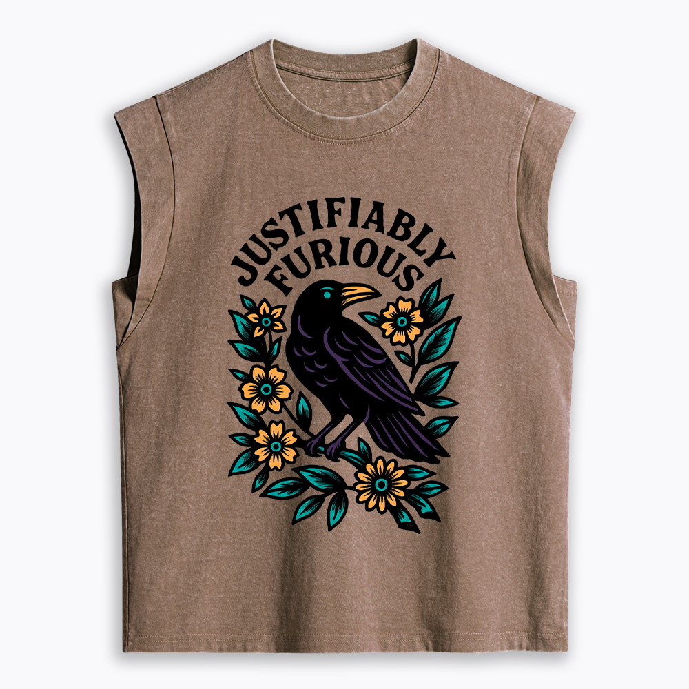 Justifiably Furious Women's Washed Tank Top