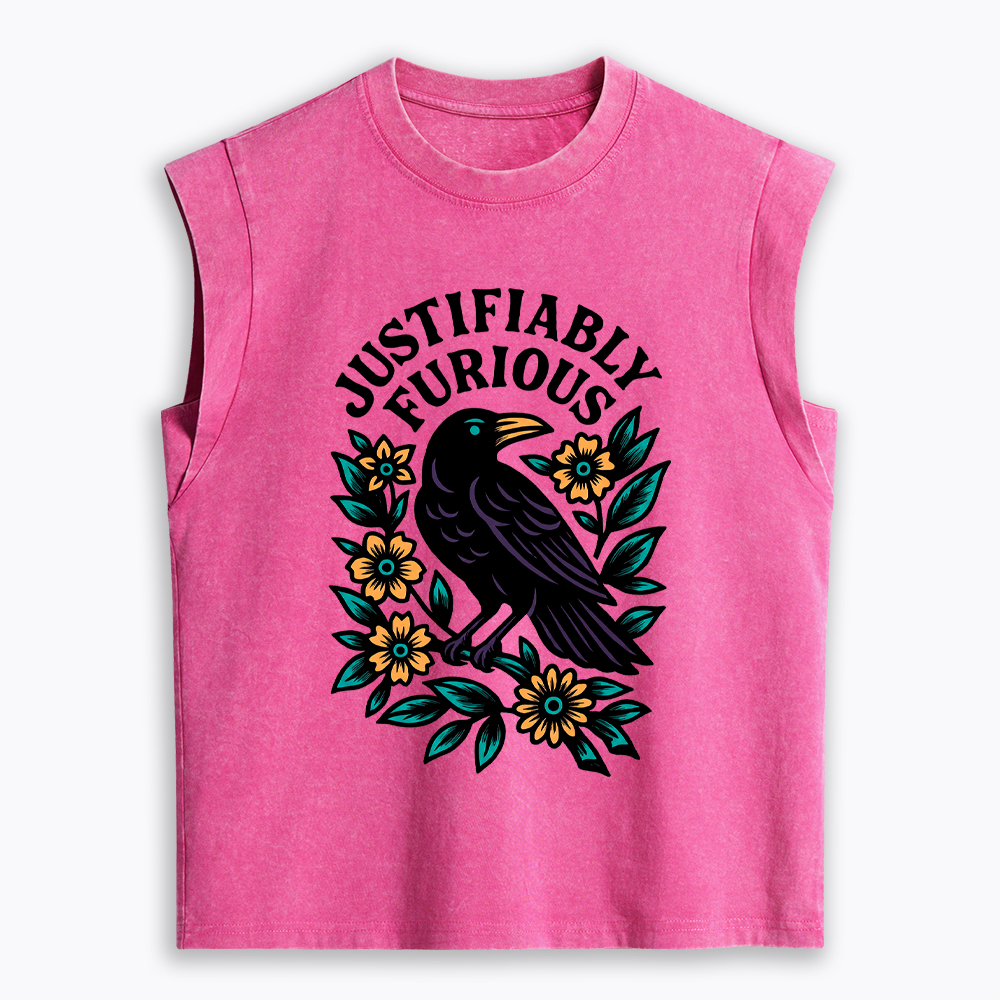 Justifiably Furious Women's Washed Tank Top