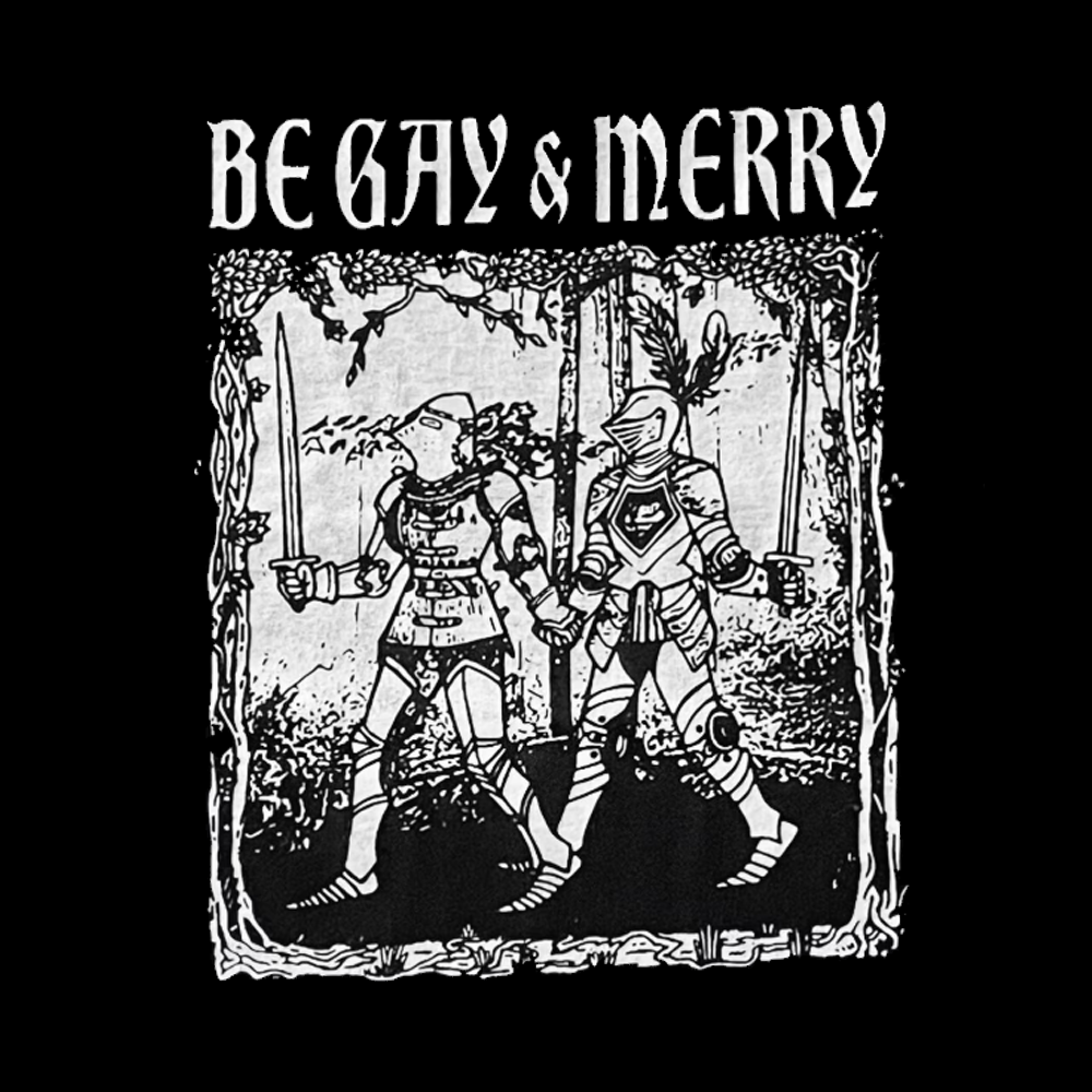 Merry Black Washed T-Shirts