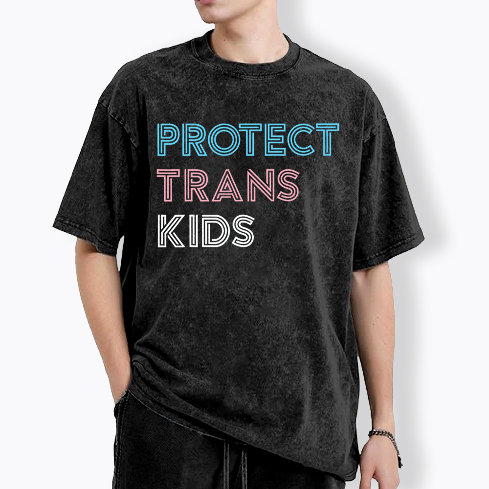 Protect Trans Washed T-Shirts
