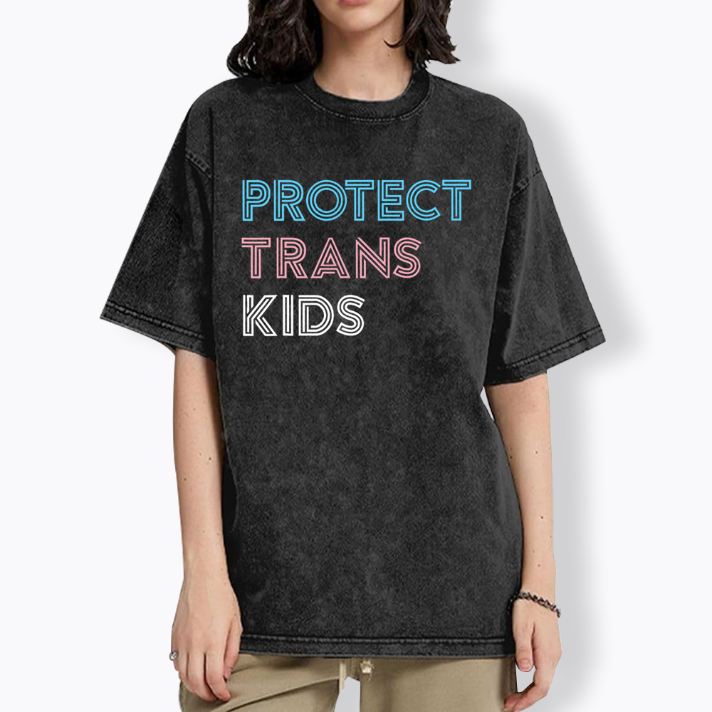 Protect Trans Washed T-Shirts