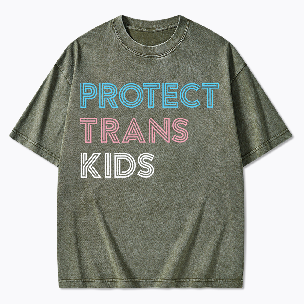 Protect Trans Washed T-Shirts