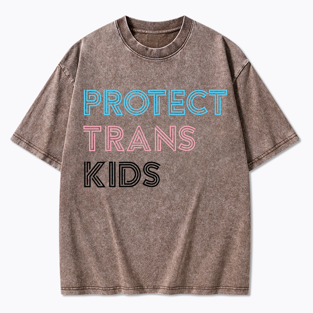 Protect Trans Washed T-Shirts