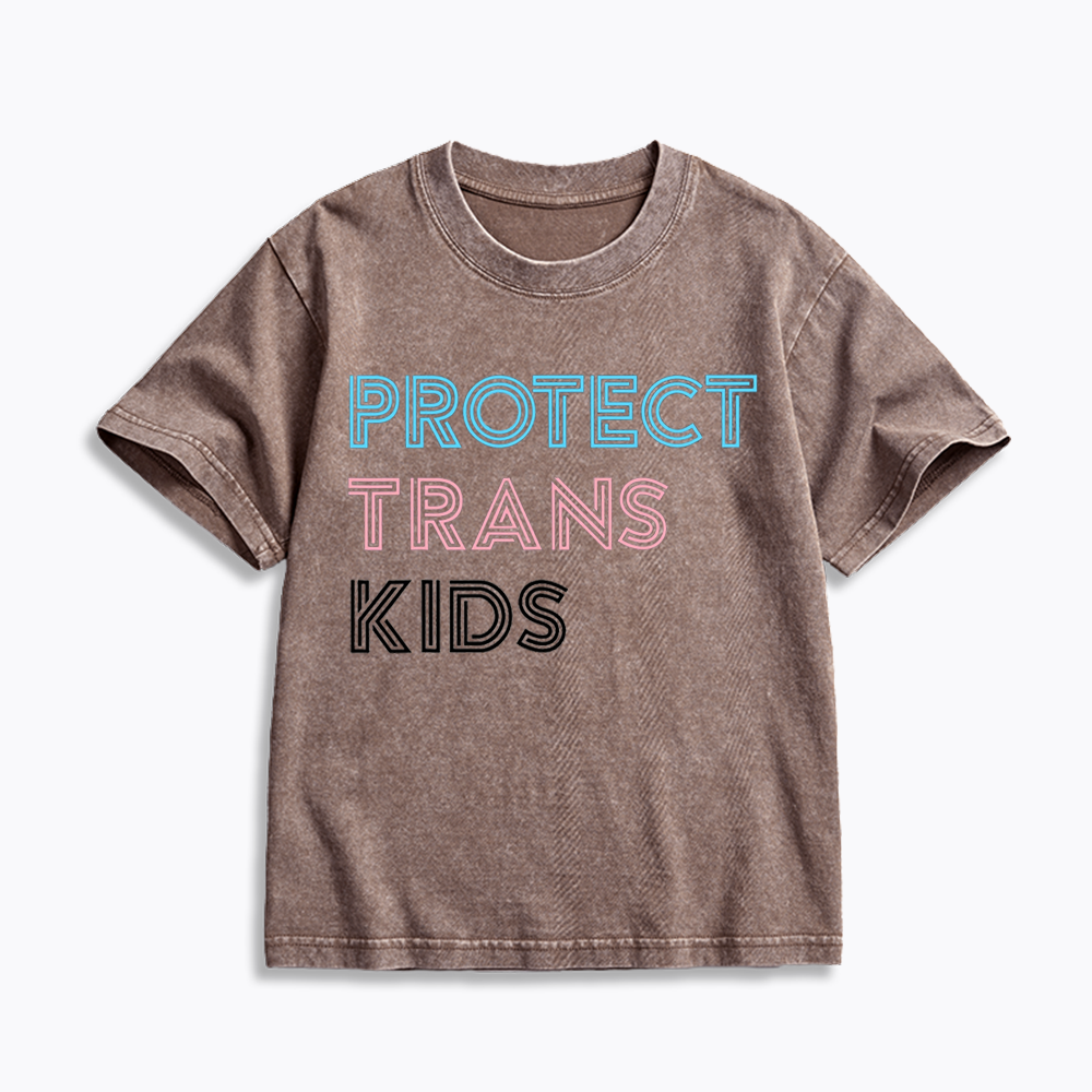 Protect Trans Kids Washed T-Shirts