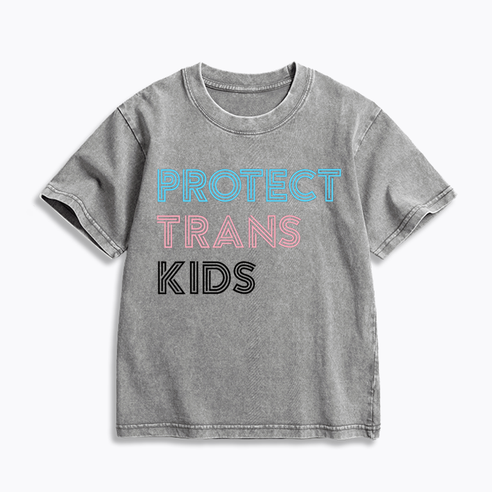 Protect Trans Kids Washed T-Shirts