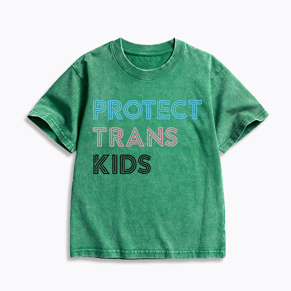 Protect Trans Kids Washed T-Shirts