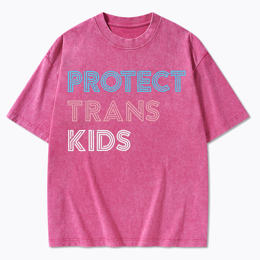 Protect Trans Washed T-Shirts