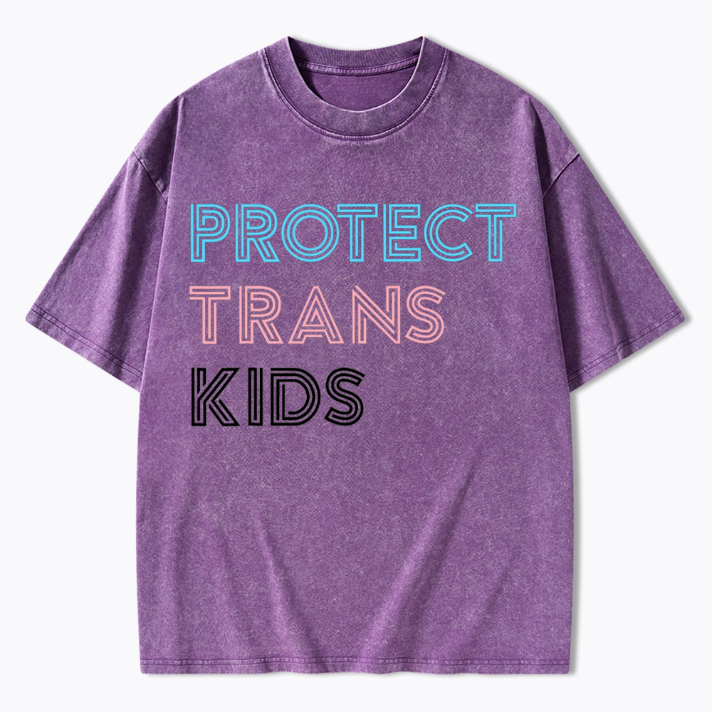 Protect Trans Washed T-Shirts